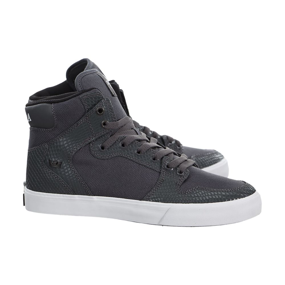 Baskets Montantes Supra Vaider Grise Grey/Snake-White Homme | WOU-72957196